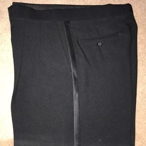 Women’s Black Uniform Tuxedo Pants Sz 29